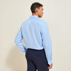 Chemise Regular Sans Repassage Unie Coton 15 Chemise Regular Sans Repassage Unie Coton -Men's Clothing Soldes Boutique 726775 1930 V3