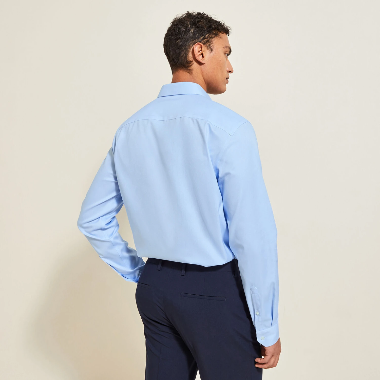 Chemise Regular Sans Repassage Unie Coton 6 Chemise Regular Sans Repassage Unie Coton – Image 6