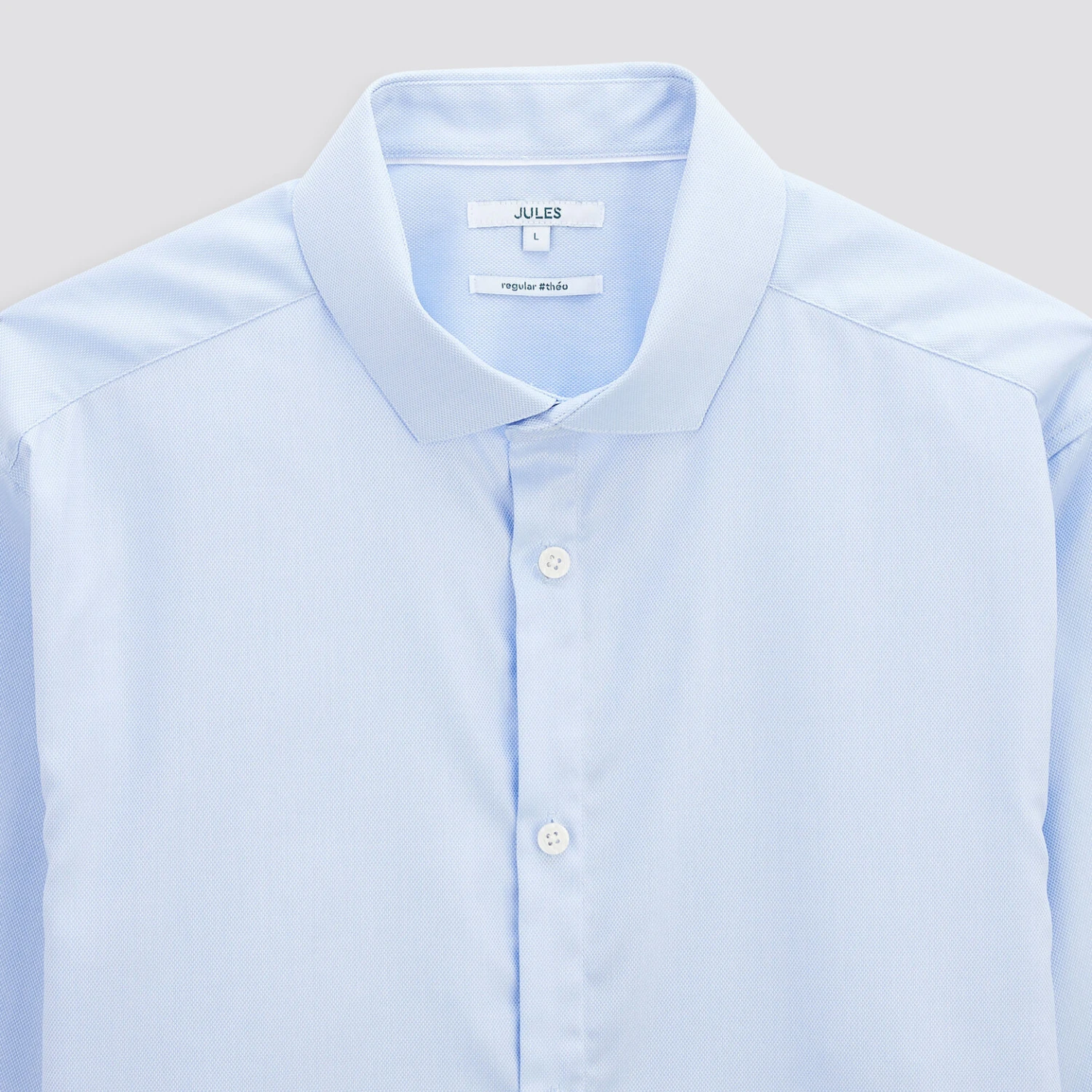 Chemise Regular Sans Repassage Unie Coton 8 Chemise Regular Sans Repassage Unie Coton – Image 8