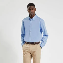 Chemise Regular Unie Coton