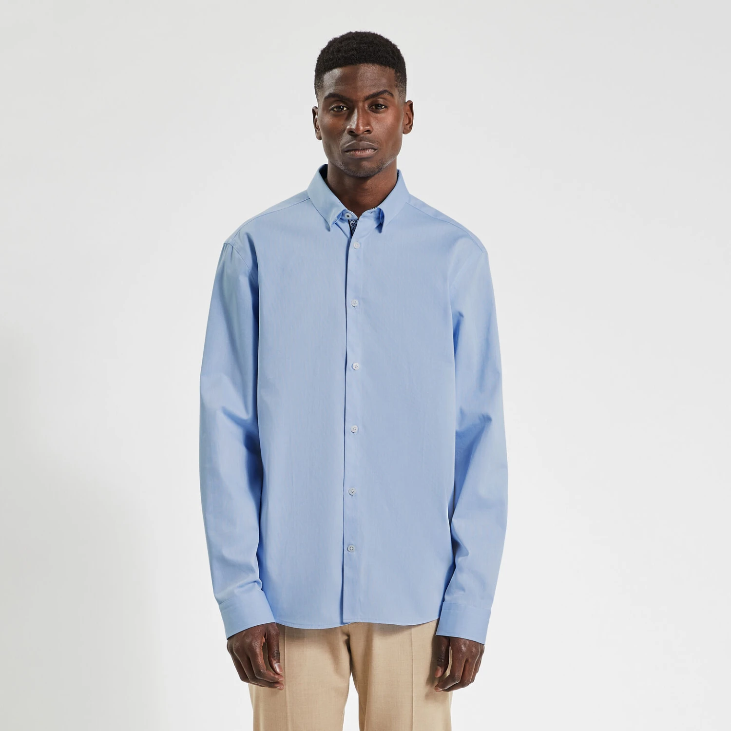 Chemise Regular Unie Coton 5 Chemise Regular Unie Coton – Image 5