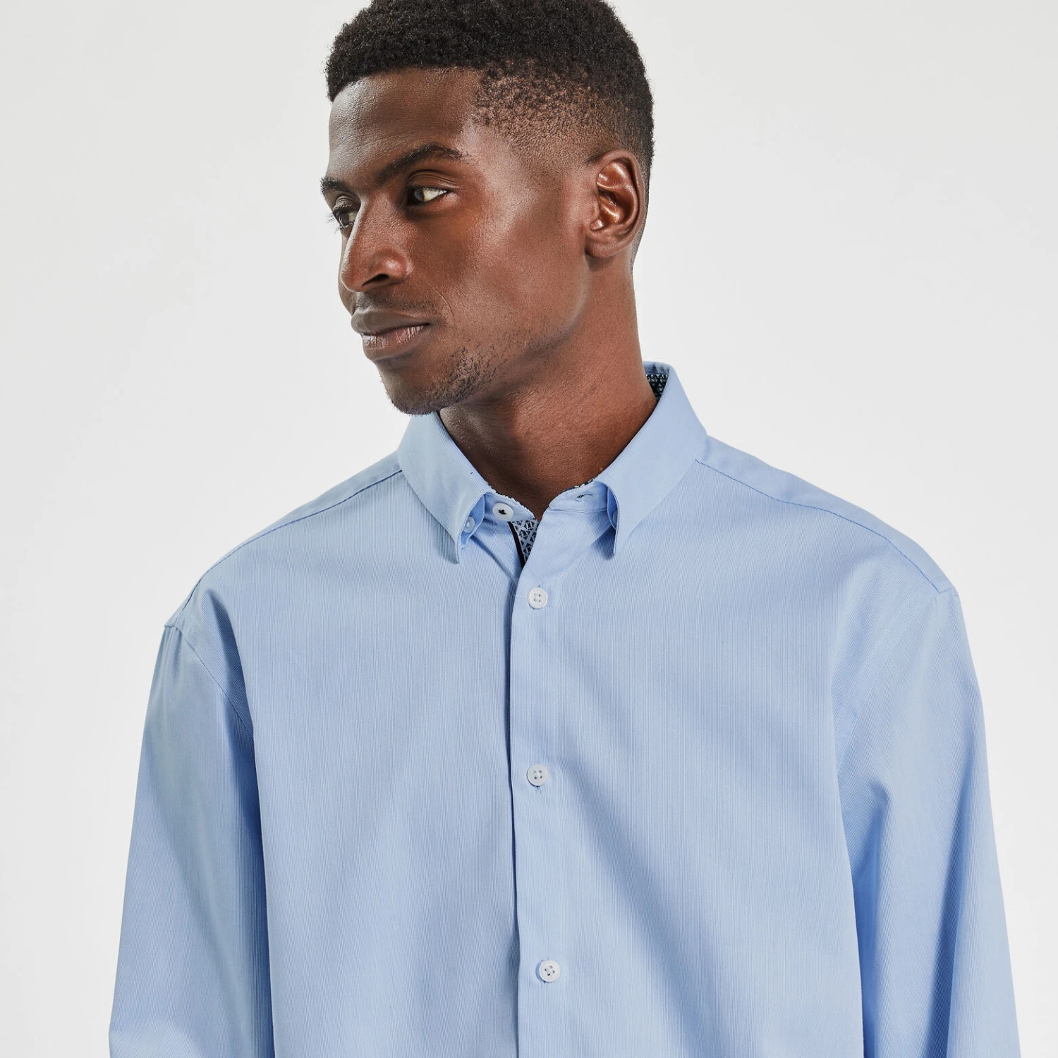 Chemise Regular Unie Coton 3 Chemise Regular Unie Coton – Image 3