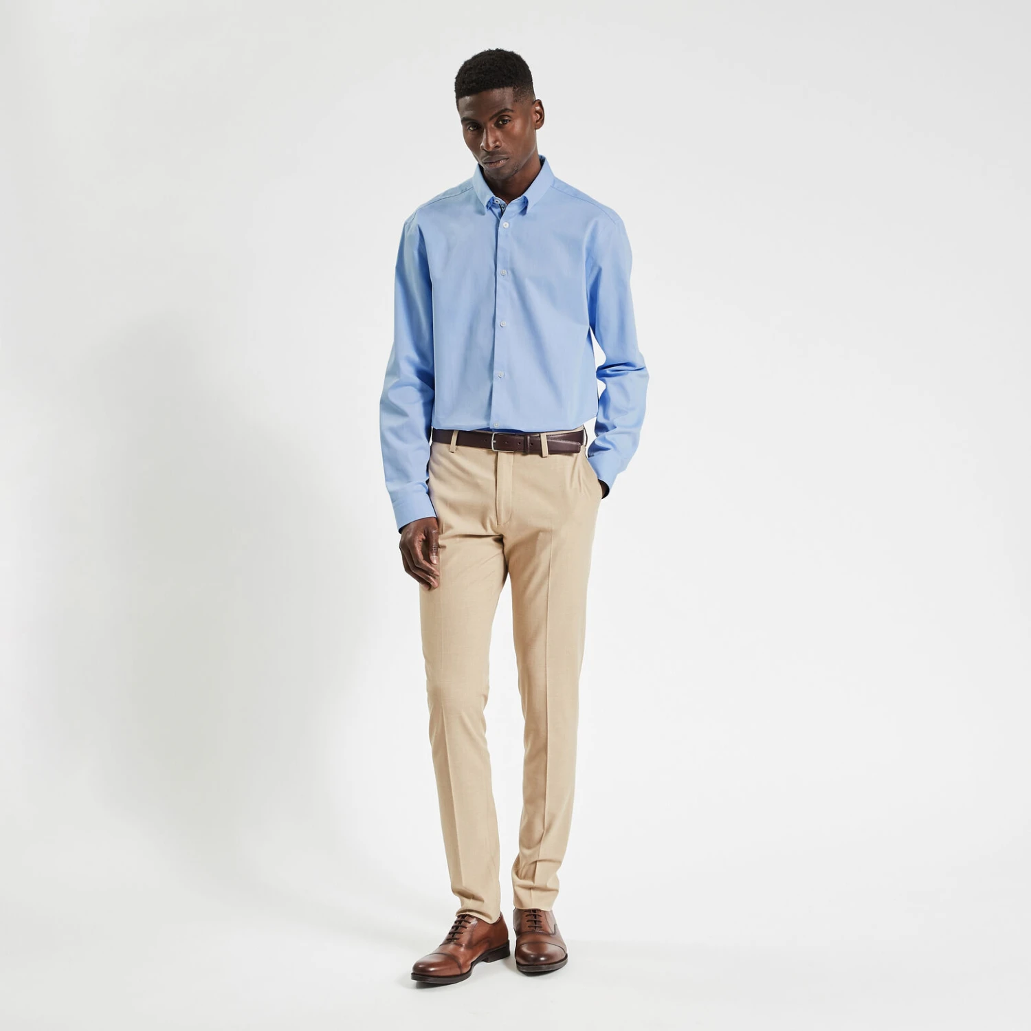 Chemise Regular Unie Coton 2 Chemise Regular Unie Coton – Image 2