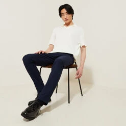 Pantalon Chino Slim Fantaisie Intérieur Gratté 11 Pantalon Chino Slim Fantaisie Intérieur Gratté -Men's Clothing Soldes Boutique 728306 11846 V5