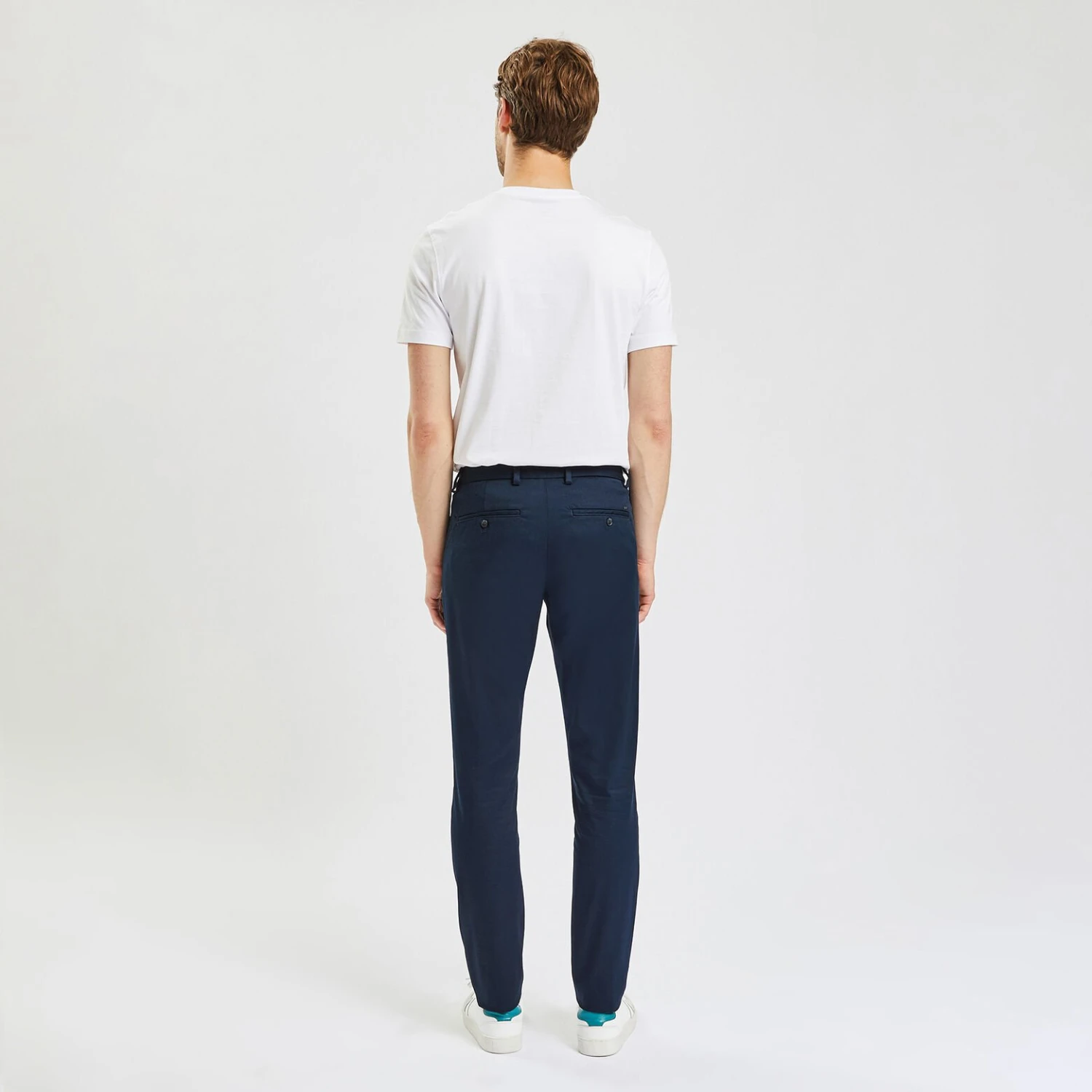 Pantalon Chino Slim Mat En Coton Recyclé 6 Pantalon Chino Slim Mat En Coton Recyclé – Image 6